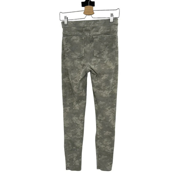 Spanx Jean-ish Ankle Leggings Stone Wash Camo Print Size Small - Picture 5 of 9